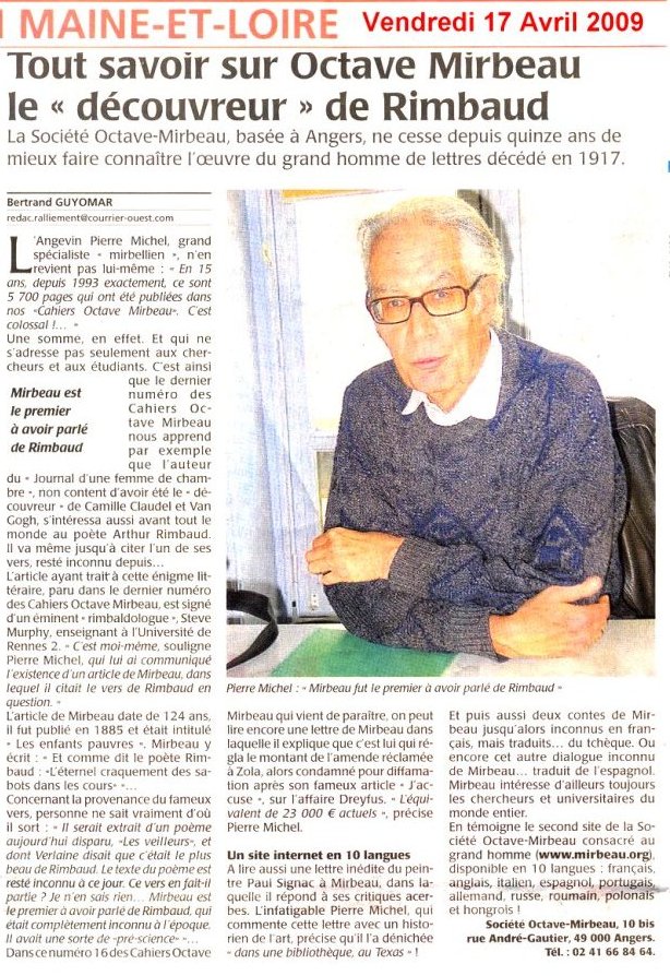 article Courrier Ouest